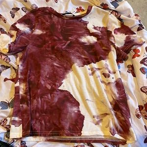 SHEIN pink tie dye t-shirt/women’s size small